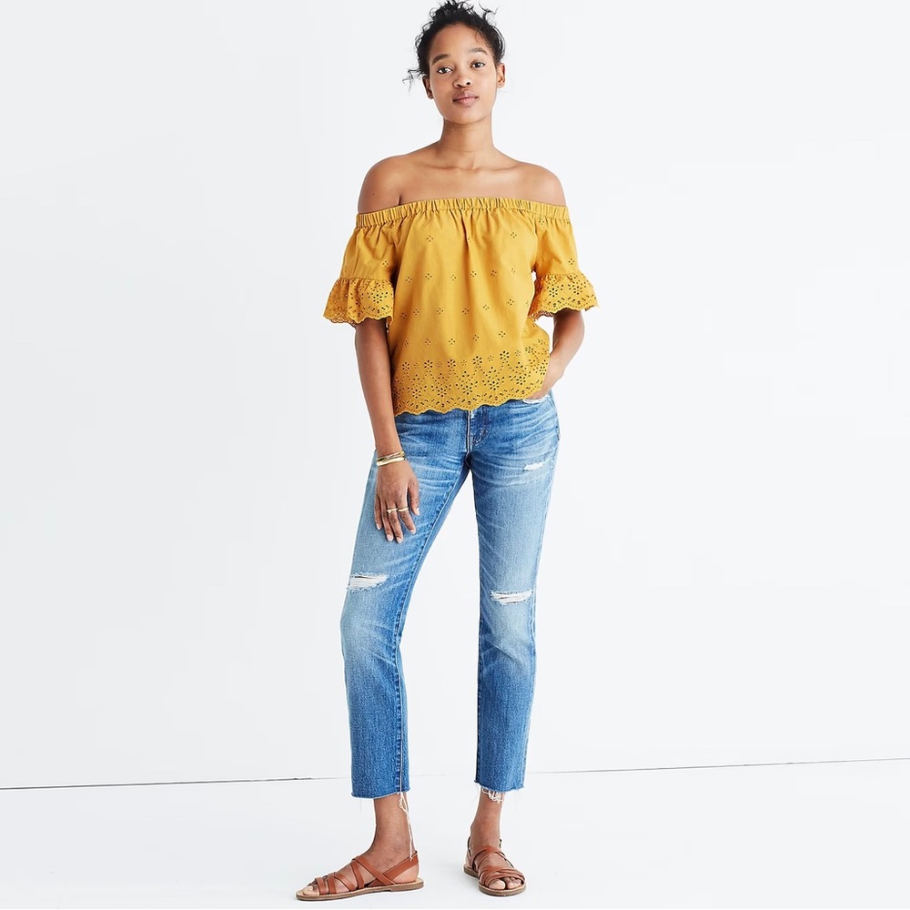 Madewell Eyelet Top